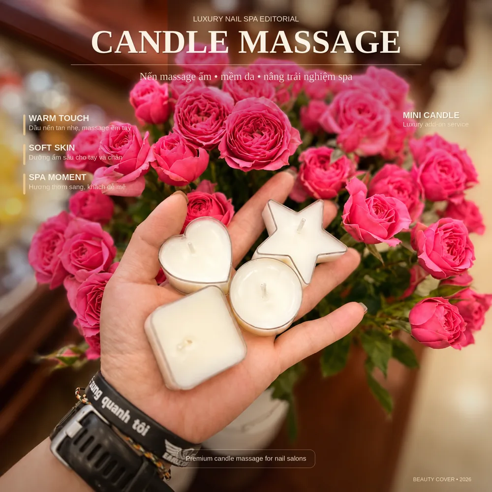 Nến massage mini cho tiệm nail — Mợ Dung